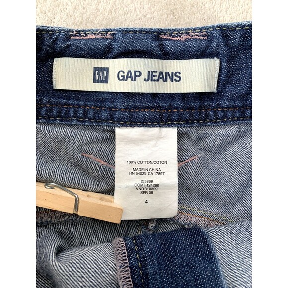 GAP Denim Skirt Women’s Size 4 Blue Flared 90s Retro Coquette Indie Sleaze - Picture 5 of 11